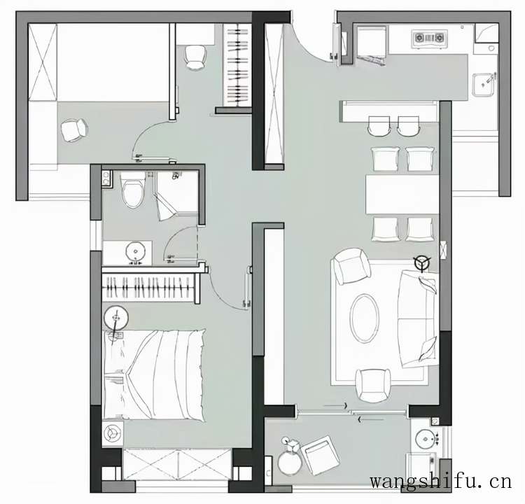 75㎡小户型,舒适度不输别墅,衣帽间、书房应有尽有 旧房翻新 第1张 75㎡小户型,舒适度不输别墅,衣帽间、书房应有尽有 旧房翻新 粉刷匠第1张 75㎡小户型,舒适度不输别墅,衣帽间、书房应有尽有 旧房翻新 第1张 75㎡小户型,舒适度不输别墅,衣帽间、书房应有尽有 旧房翻新 粉刷匠第1张